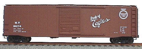 50' Single-Door Riveted-Side Boxcar - Kit -- Missouri Pacific (Mineral Red)