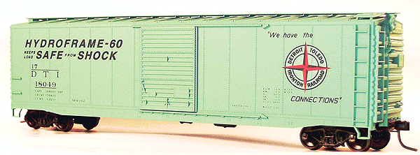 50' Single-Door Riveted-Side Boxcar - Kit -- Detroit, Toledo & Ironton