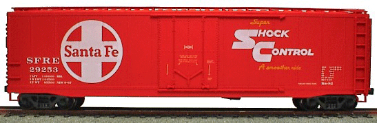 AAR 50' Riveted-Side Plug-Door Boxcar - Kit -- Atchison, Topeka & Santa Fe
