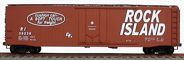 AAR 50' Riveted-Side Plug-Door Boxcar - Kit -- Rock Island
