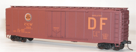 AAR 50' Riveted-Side Plug-Door Boxcar - Kit -- Chicago Great Western