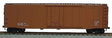 AAR 50' Riveted-Side Plug-Door Boxcar - Kit -- Data Only (Oxide) w/High Ladders & Roofwalks