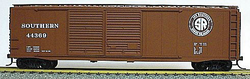 AAR 50' Riveted-Side Double-Door Boxcar - Kit -- Southern (Oxide)