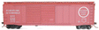 AAR 50' Riveted-Side Double-Door Boxcar - Kit -- Atlantic Coast Line #14106 (Boxcar Red, Circle Logo)-1