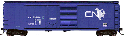 50' Welded-Side Combination-Door Boxcar - Kit -- Canadian National (dark gray)