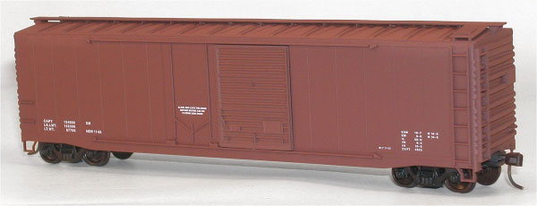 50' Welded-Side Combination-Door Boxcar - Kit -- Data Only (Mineral Red)
