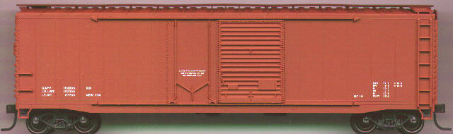 50' Welded-Side Combination-Door Boxcar - Kit -- Data Only (Oxide)