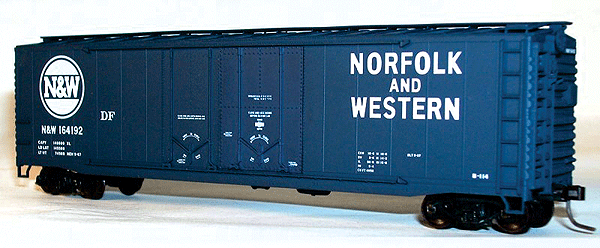 50' AAR Double Plug-Door Boxcar - Kit -- Norfolk & Western
