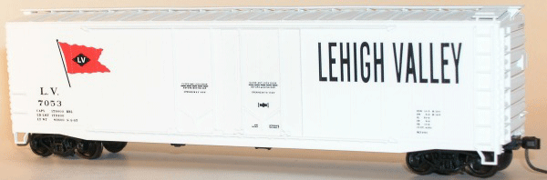50' AAR Double Plug-Door Boxcar - Kit -- Lehigh Valley