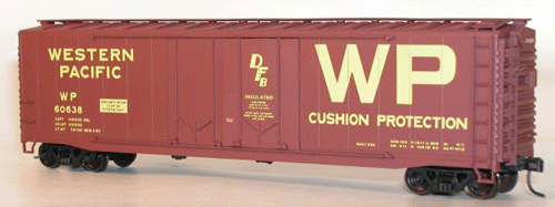 50' AAR Double Plug-Door Boxcar Kit -- Western Pacific