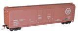 AAR 50' Double Plug-Door Boxcar - Kit -- Missouri Pacific ARMH #786859 (Boxcar Red, Buzz Saw Logo)-1