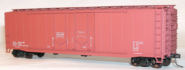 50' AAR Double Plug-Door Boxcar - Kit -- Data Only (Oxide Red)-1