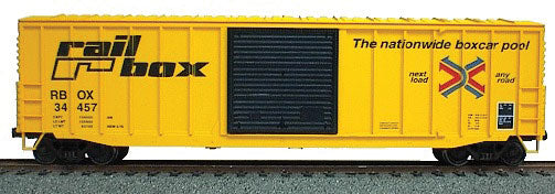 50' Exterior-Post Modern Boxcar - Kit -- Railbox
