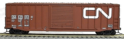 50' Exterior-Post Modern Boxcar - Kit -- Canadian National