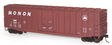50' Exterior-Post Boxcar - Kit (Plastic) -- Monon #15047 (Boxcar Red; Large Lettering, Small Logo)