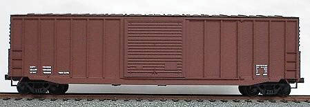 50' Exterior-Post Modern Boxcar - Kit -- Data Only (Mineral Red)