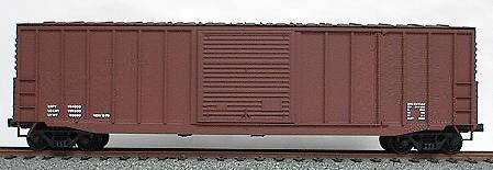 50' Exterior-Post Modern Boxcar - Kit -- Data Only (Mineral Red)