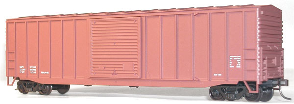 50' Exterior-Post Modern Boxcar - Kit -- Data Only (Oxide)