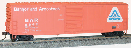 50' Welded-Side Single-Door Boxcar - Kit -- Bangor & Aroostook #8842 (red, white, blue, Triangle Logo)