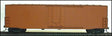 50' Welded-Side Plug-Door Boxcar - Kit -- Undecorated