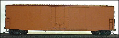 50' Welded-Side Plug-Door Boxcar - Kit -- Undecorated