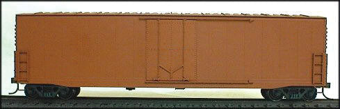 50' Welded-Side Plug-Door Boxcar - Kit -- Undecorated