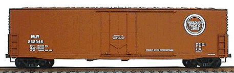 50' Welded-Side Plug-Door Boxcar - Kit -- Missouri Pacific (Oxide)