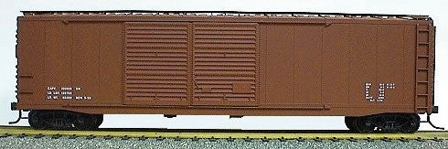 50' Welded-Side Plug-Door Boxcar - Kit -- Data Only (Oxide)