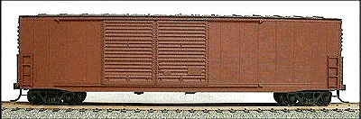 50' Welded-Side Double-Door Boxcar - Kit -- Undecorated