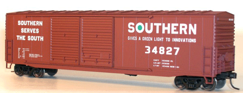50' Welded-Side Double-Door Boxcar - Kit -- Southern Railway