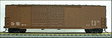 50' Welded-Side Double-Door Boxcar - Kit -- Data Only (Mineral Red)