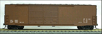 50' Welded-Side Double-Door Boxcar - Kit -- Data Only (Mineral Red)