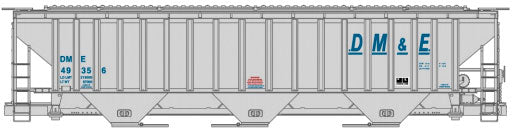 Pullman-Standard 4750 3-Bay Covered Hopper - Kit -- Dakota, Minnesota & Eastern #49356 (gray, blue)