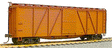 40' 6-Panel Single-Sheathed Wood Boxcar w/Wood Doors & Ends - Kit -- Undecorated