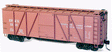 40' Wood 6-Panel Outside-Braced Boxcar w/Wood Ends - Kit (Plastic) -- Spokane, Portland & Seattle #3214 (Boxcar Red)