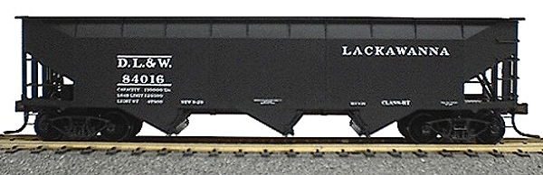 AAR 70-Ton Offset-Side 3-Bay Hopper -- Erie-Lackawanna