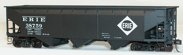 AAR 70-Ton Offset-Side 3-Bay Hopper -- Erie