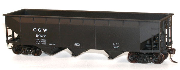 AAR 70-Ton Offset-Side 3-Bay Hopper -- Chicago Great Western