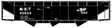 AAR 70-Ton Offset-Side 3-Bay Hopper - Kit -- Missouri-Kansas-Texas #40654 (black, Katy Logo)-1
