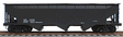 AAR 70-Ton Offset-Side 3-Bay Hopper -- Data Only (black)