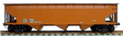 AAR 70-Ton Offset-Side 3-Bay Hopper -- Data Only (Oxide)