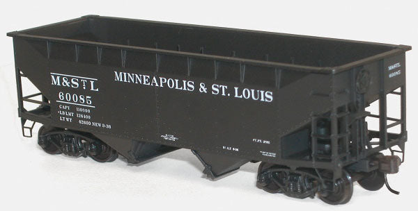 50-Ton Offset-Side 2-Bay Hopper - Kit -- Minneapolis & St. Louis