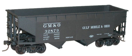50-Ton Offset-Side 2-Bay Hopper - Kit -- Gulf, Mobile & Ohio #32879 (black)