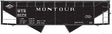 50-Ton Offset-Side 2-Bay Hopper - Kit -- Montour MTR #9076 (black, Small Diamond Logo)