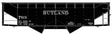 50-Ton Offset-Side 2-Bay Hopper - Kit -- Rutland #763 (black)