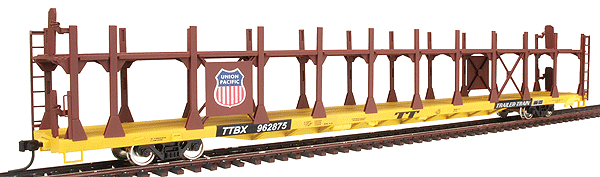 89' Bi-Level Open Auto Rack - Ready to Run -- Union Pacific #1