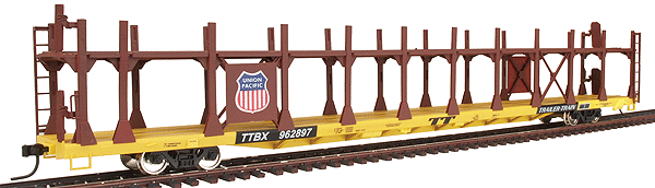 89' Bi-Level Open Auto Rack - Ready to Run -- Union Pacific #2