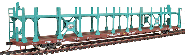 89' Bi-Level Open Auto Rack - Ready to Run -- New York Central #2