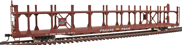 89' Bi-Level Open Auto Rack - Ready to Run -- Chicago & North Western #2