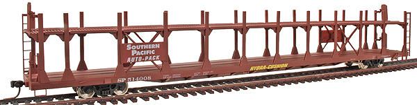 89' Bi-Level Open Auto Rack - Ready to Run -- Southern Pacific #1